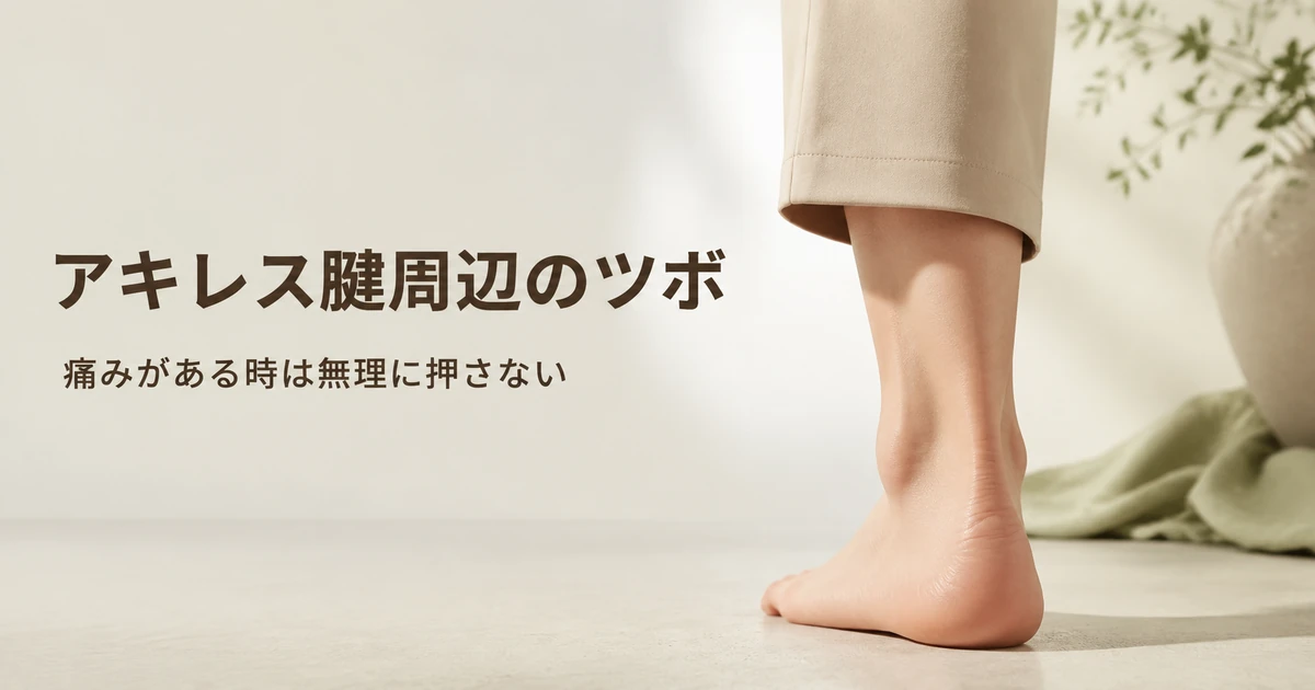 アキレス腱周辺のツボ