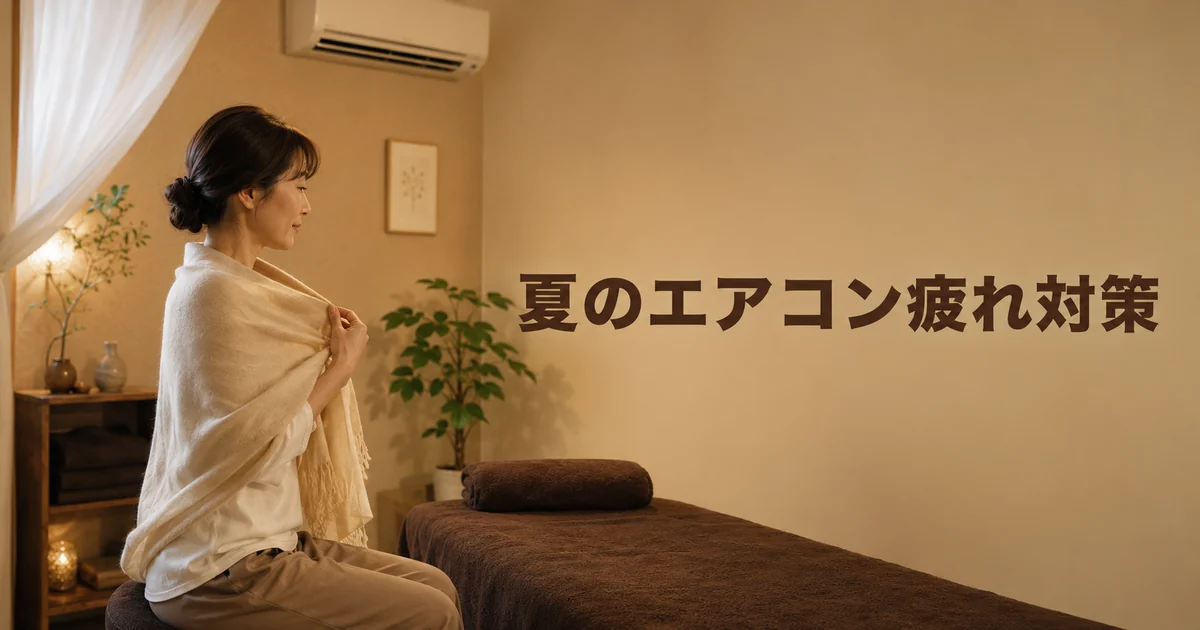 冷房によるだるさ対策
