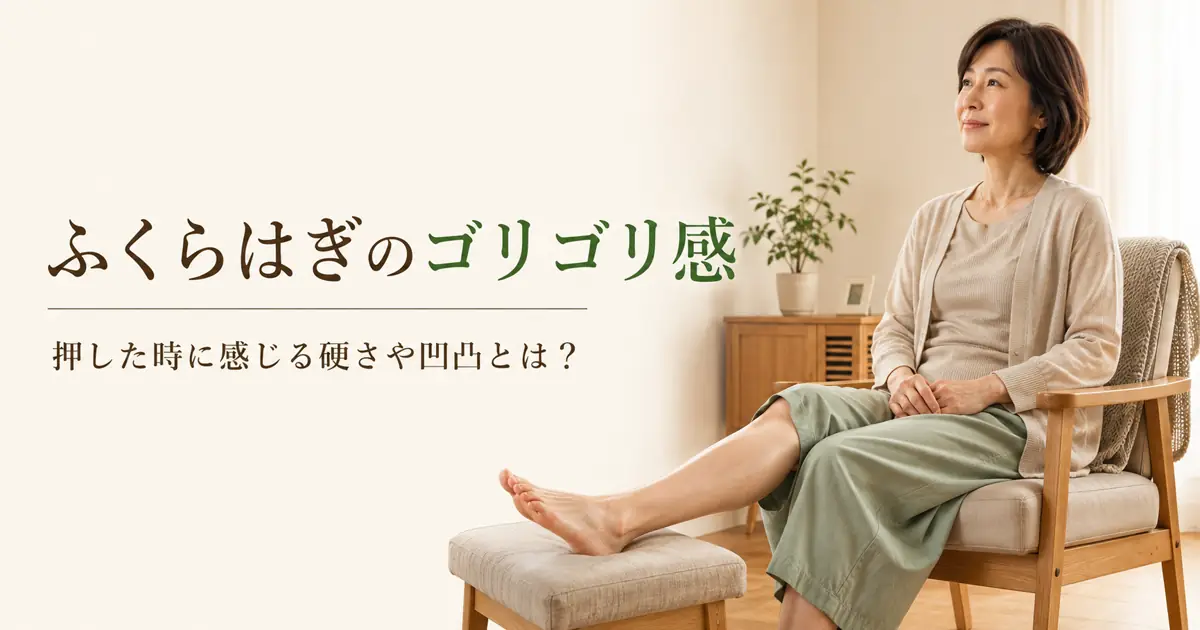 ふくらはぎのゴリゴリ感