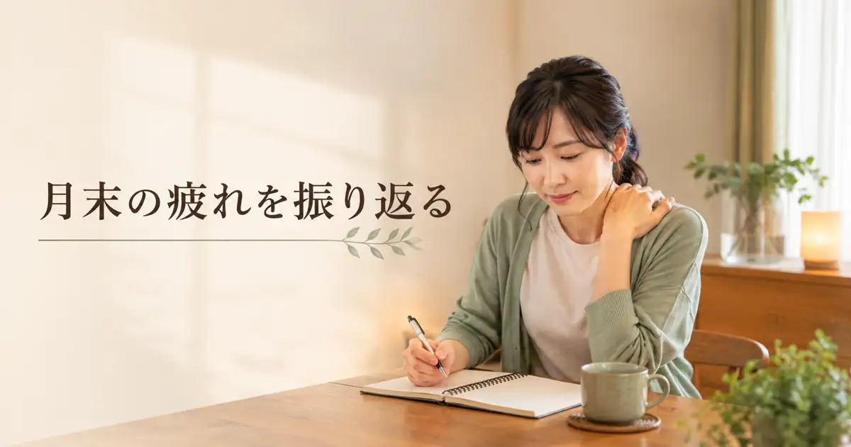 月末の疲れを振り返る