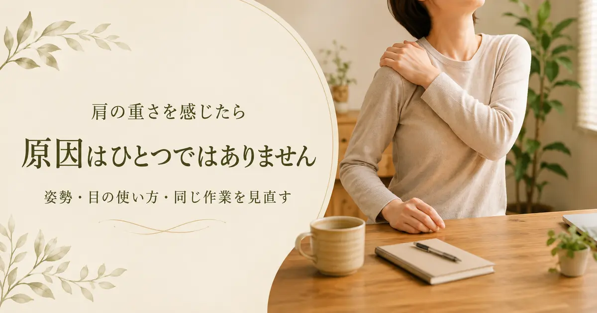 肩の重さを感じたとき