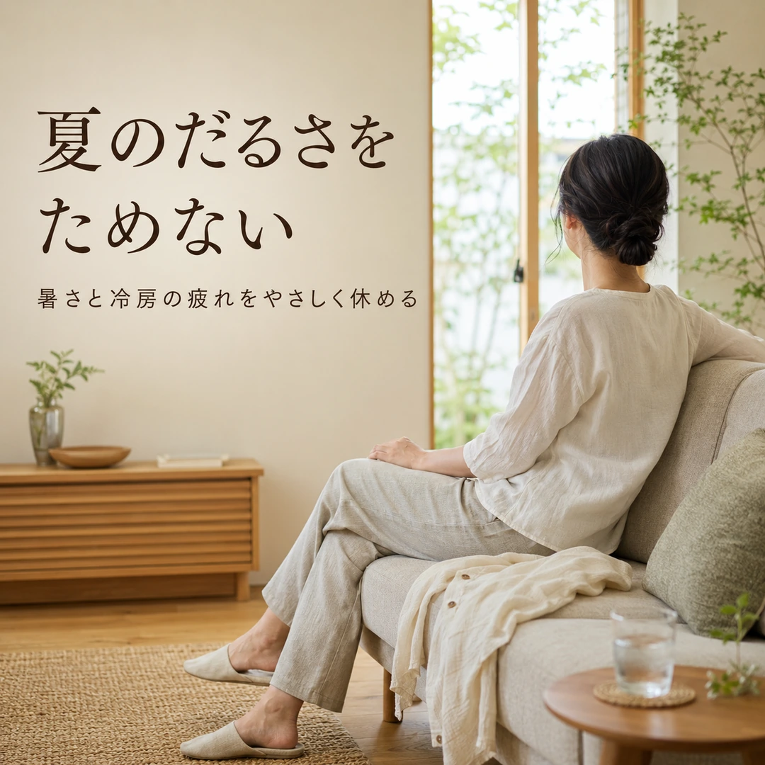 夏のだるさをためない過ごし方を紹介する瀬戸市のリラクゼーションルーム シエスタ瀬戸西店の記事画像