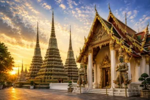 タイ古式マッサージの歴史と伝統を伝える、タイ・バンコクのワット・ポー寺院